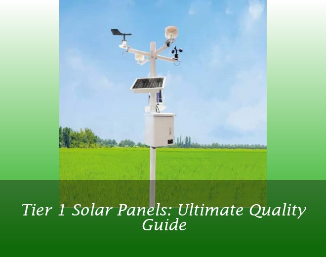 Tier 1 Solar Panels: Ultimate Quality Guide
